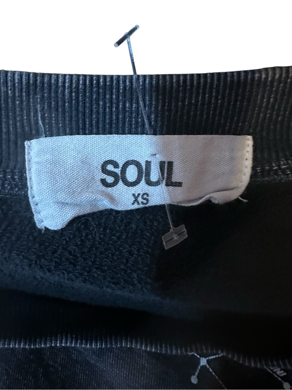 SoulCycle Casey Cropped Astrology Sweatshirt – Black/Gray – Size XS - Picture 8 of 9